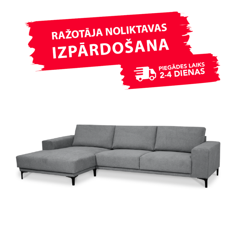 Dīvāns COPENHAGEN (Stūra chaiselongue)(Ražotāja noliktava)